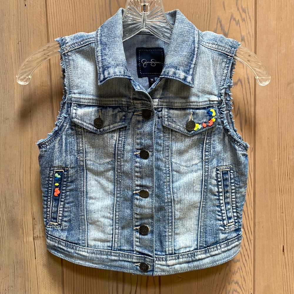 Girls’ Jessica Simpson Denim Vest